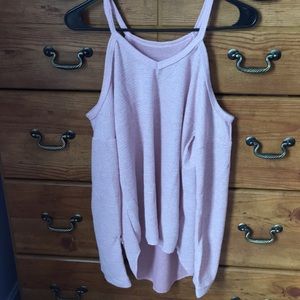 Pink open shoulder long sleeve!🌸